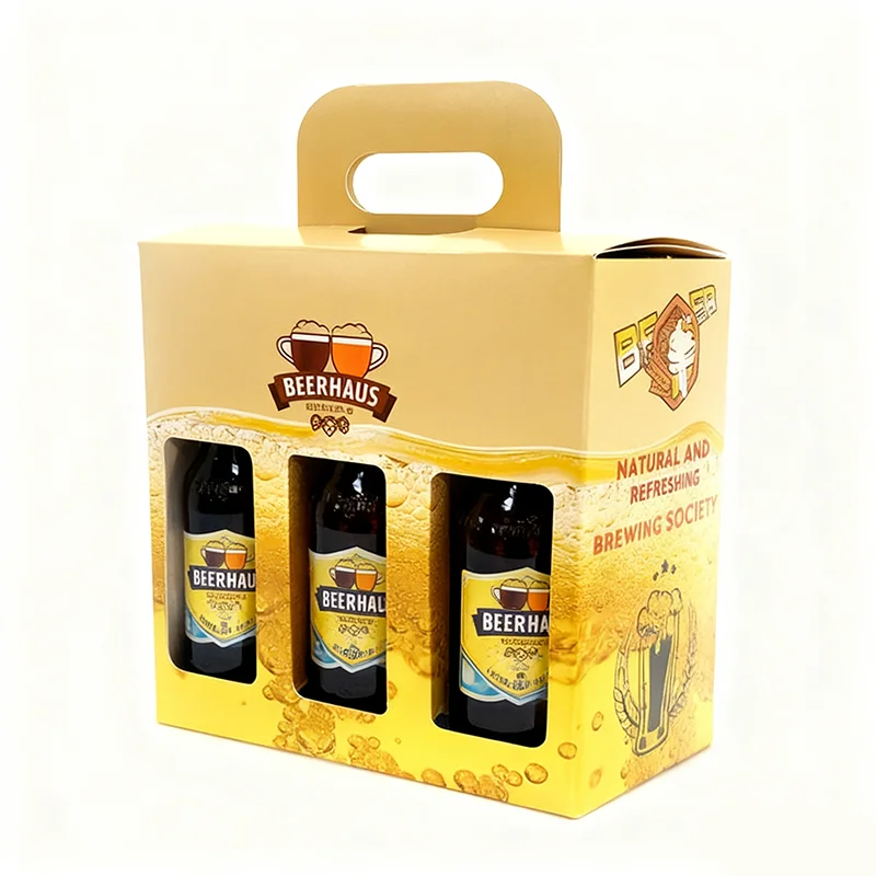Beverage Box - drink packaging with handle