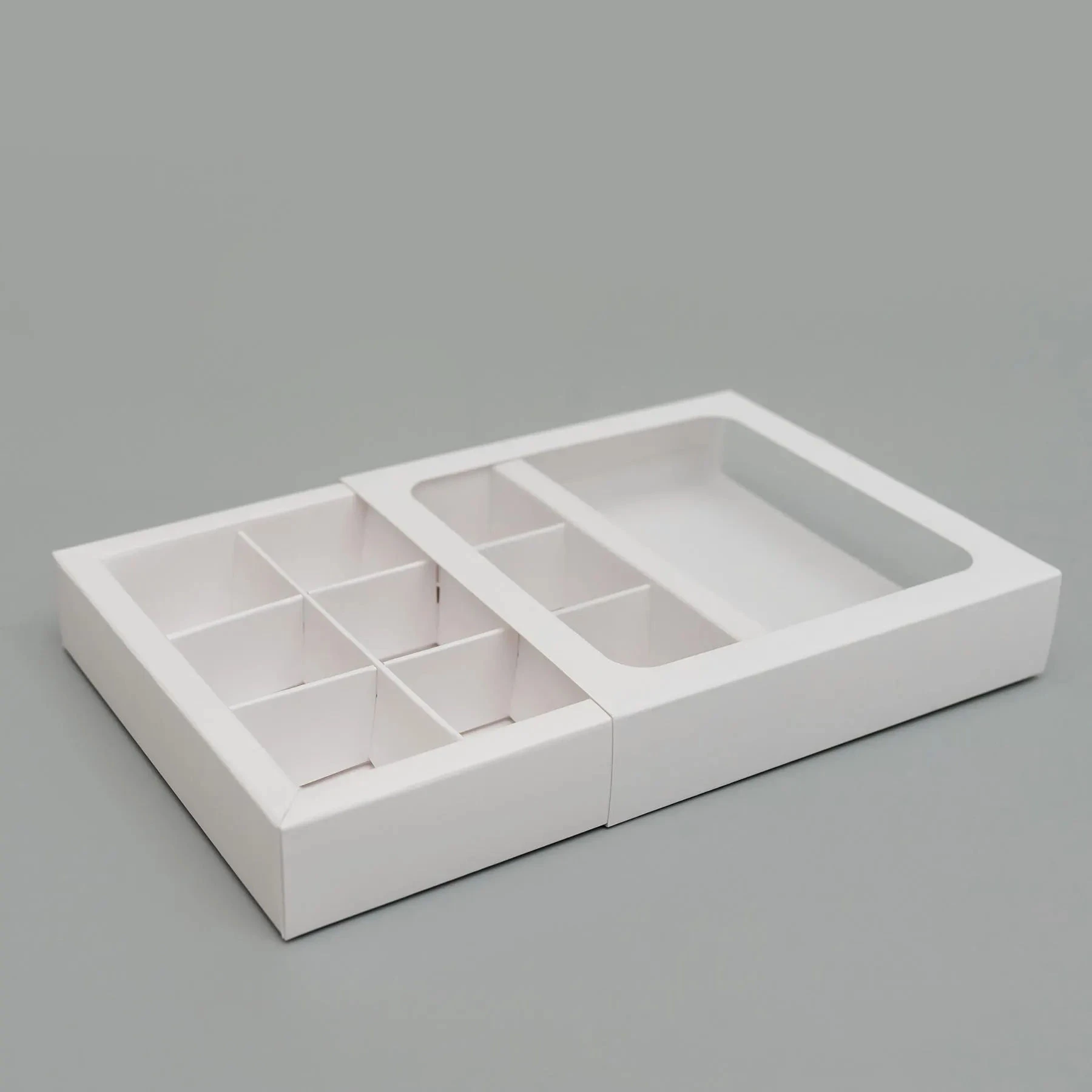 Cardboard Window Drawer Box - transparent window display packaging