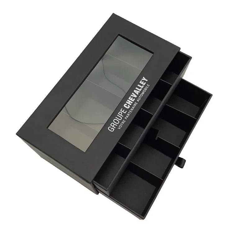 Double Layer Drawer Box - two-tier sliding drawer packaging