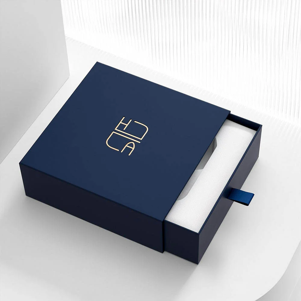 Grey Chipboard Drawer Box - Premium Packaging