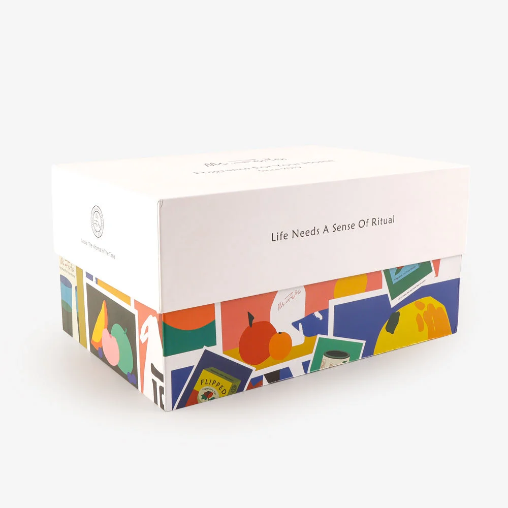 cardboard partial cover two-piece box - view 5