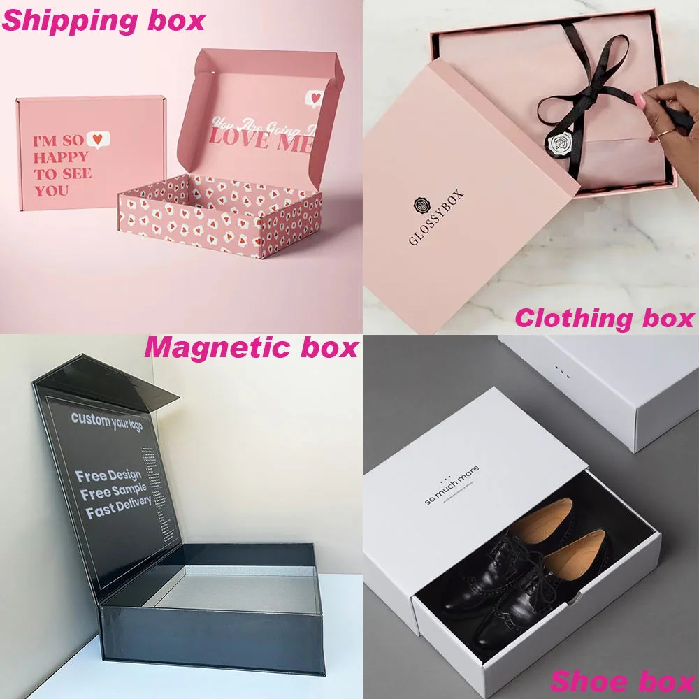 Gift Two Piece Box - grey chipboard luxury packaging