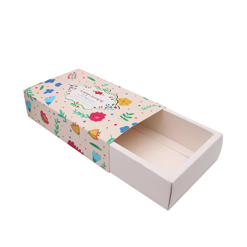 White Cardstock Drawer Box view 2