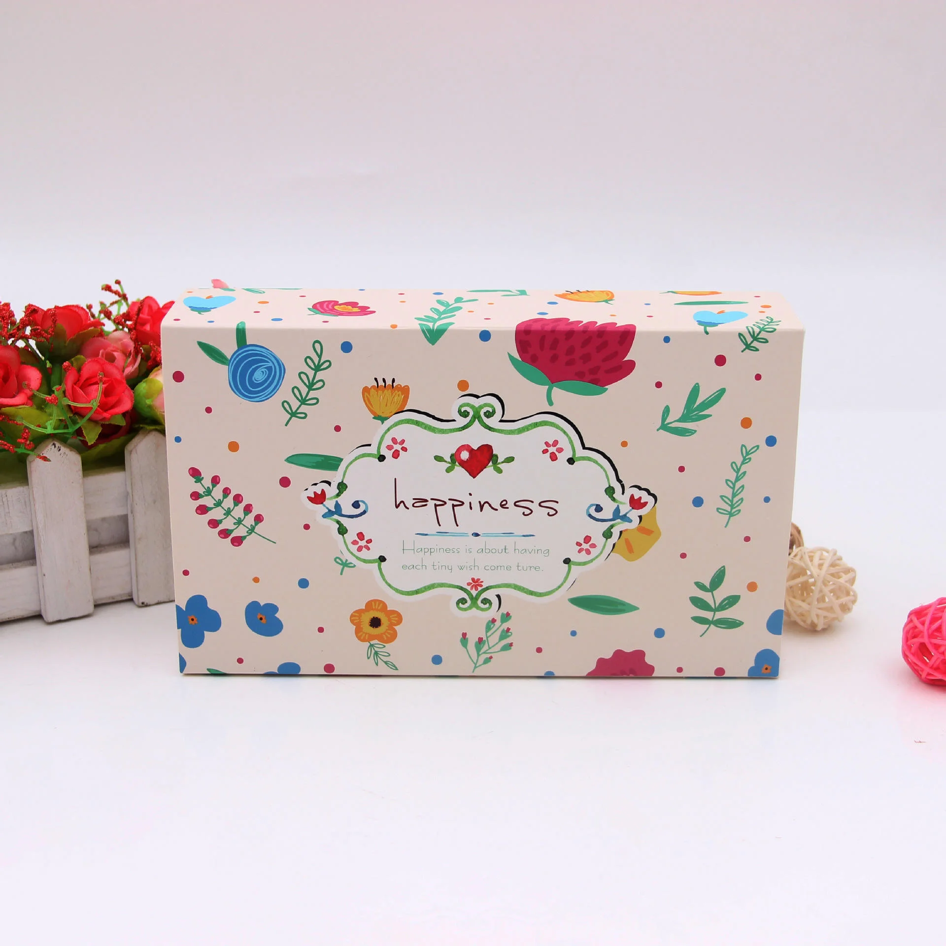 White Cardstock Drawer Box view 3